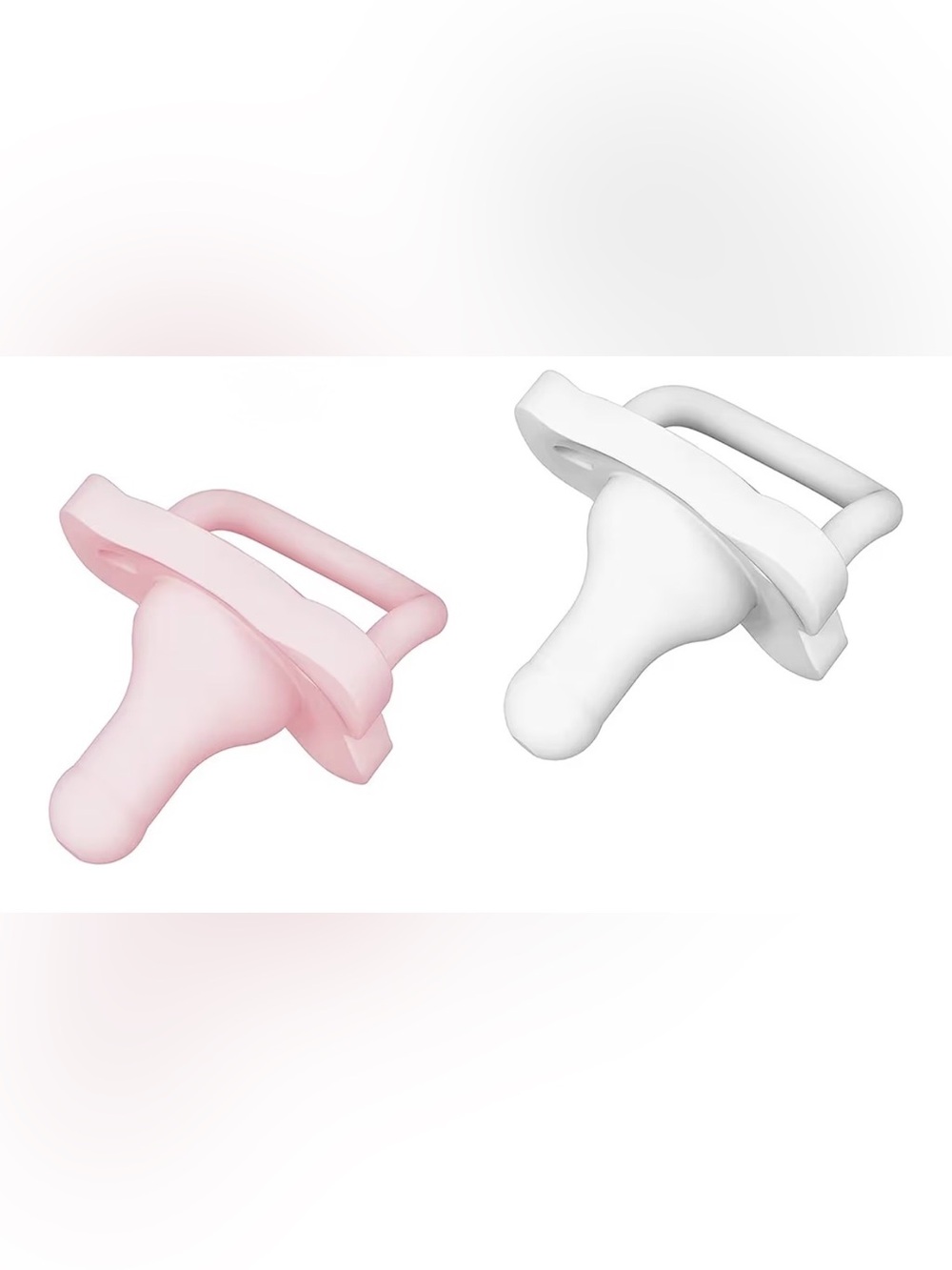 HappyPaci 100% Silicone Baby Pacifiers.  2 Count for 0-6 months